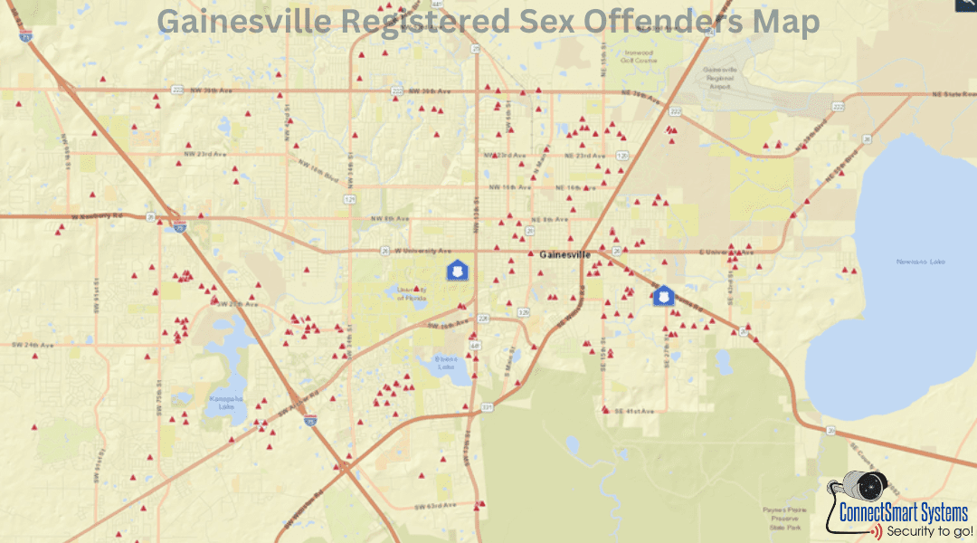 Gainesville Registered Sex Offenders Map