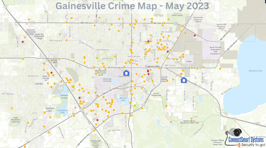 May Gainesville Crime Map (2) May Gainesville Crime Map 2